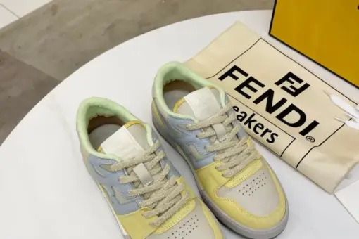 Fendi 2024SS Sneaker Yellow Ice Blue 2025