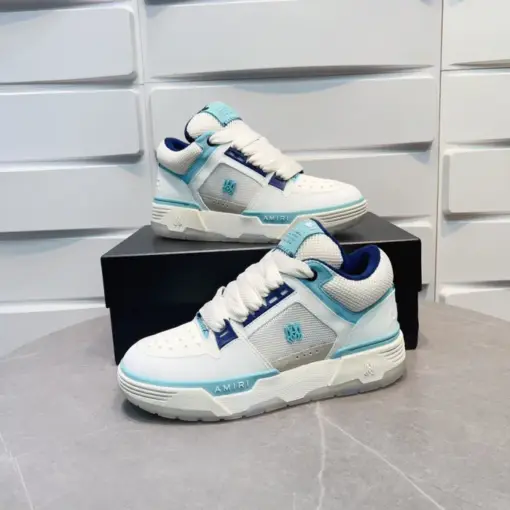 Amiri MA-1 Bread  Sneaker White Baby Blue - Image 2