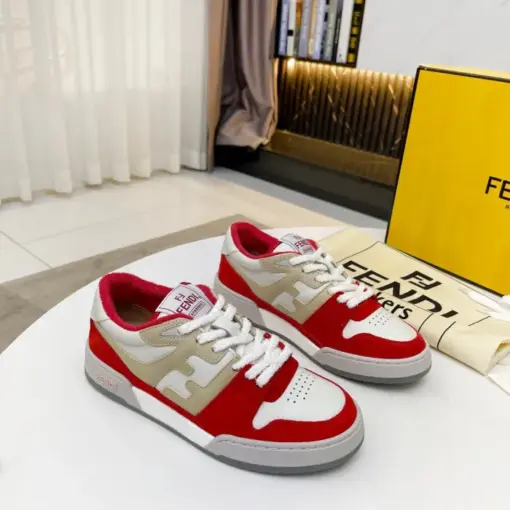 Fendi 2024SS Sneaker Red - Image 4