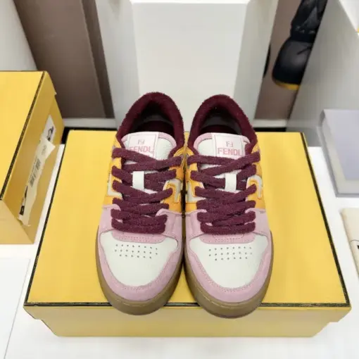 Fendi Match Low Top Sneaker Core Pink - Image 4