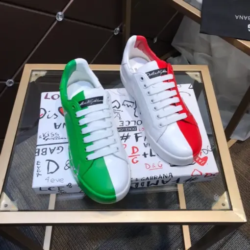 Dolce Gabbana Sneaker White Green Red