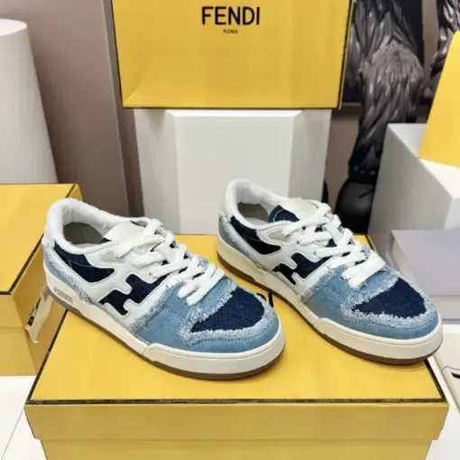 Fendi Match Low Top Sneaker Blue