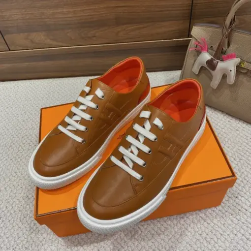 Hermes Deep Sneaker Brown - Image 2