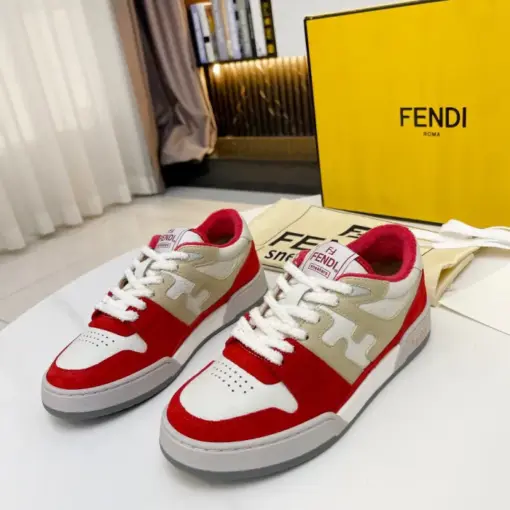 Fendi 2024SS Sneaker Red - Image 3