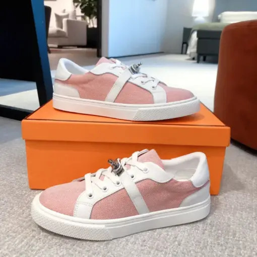 Hermes Day Sneaker Pink - Image 2