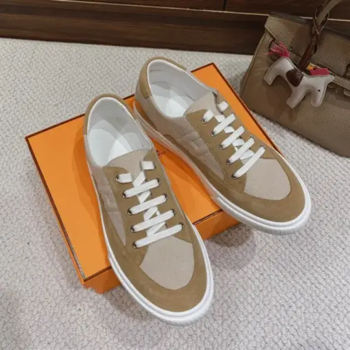 Hermes Deep Sneaker Beige - Image 3