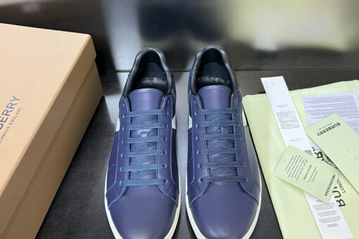 Burberry Vintage Check Patchwork Sneaker Blue 2025