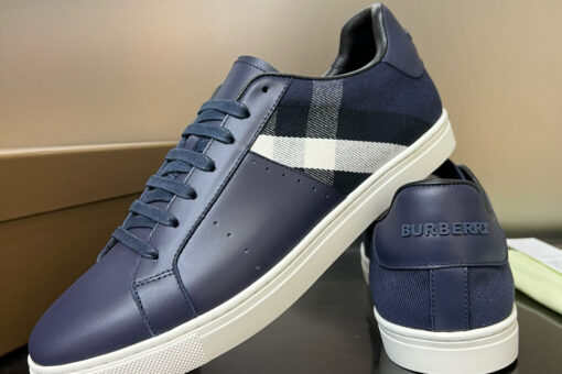 Burberry Vintage Check Patchwork Sneaker Blue 2025