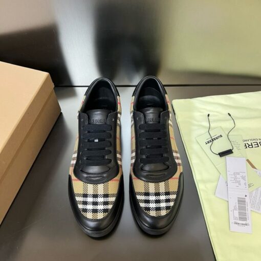 Burberry Vintage Check-Print Low-Top Sneaker - Image 4