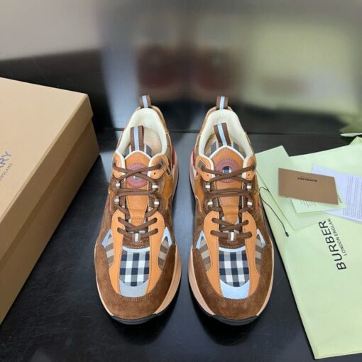 Burberry Vintage Check Low-Top Sneaker Brown - Image 4