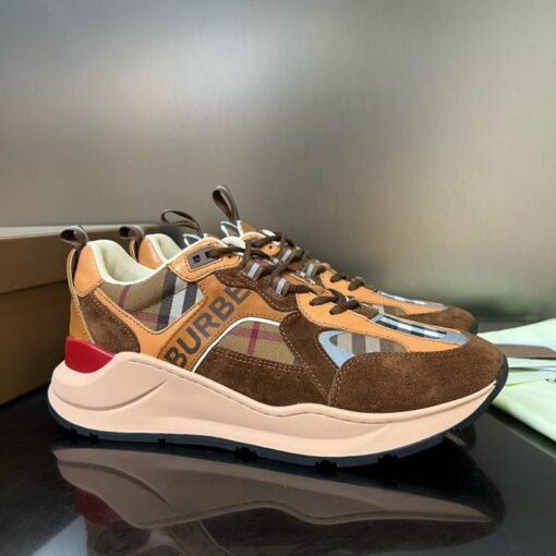 Burberry Vintage Check Low-Top Sneaker Brown