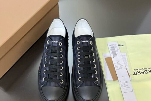 Burberry Cotton Jack Low 19 Sneaker Black Denim 2025