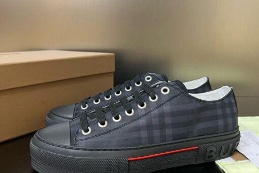 Burberry Cotton Jack Low 19 Sneaker Black Denim 2025