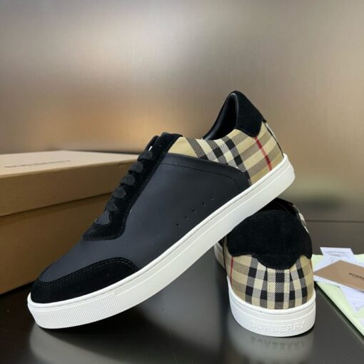 Burberry Leather And Suede Sneaker Black - Image 2