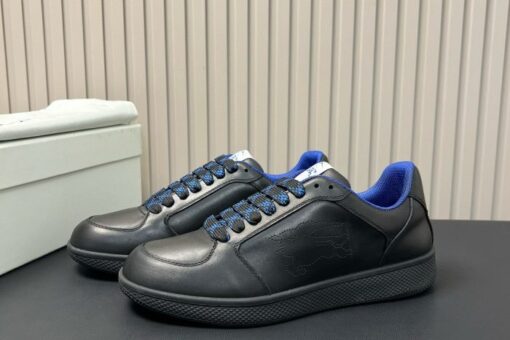 Burberry Leather Stock Sneakers Black 2025