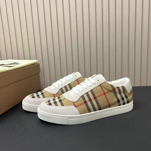 Burberry Check Sneakers - Image 3