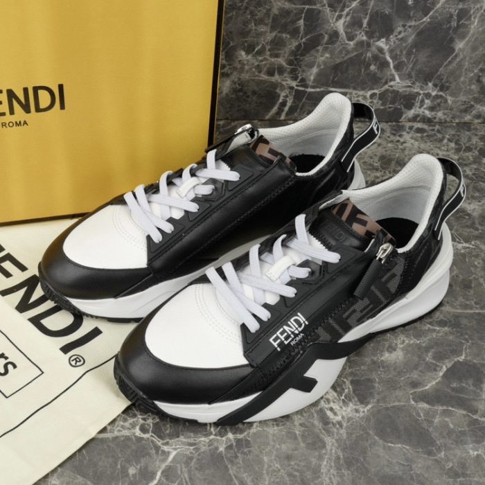 Fendi Flow Sneaker White Black 2026 | Drip Kickz Fendi Flow Sneaker White Black
