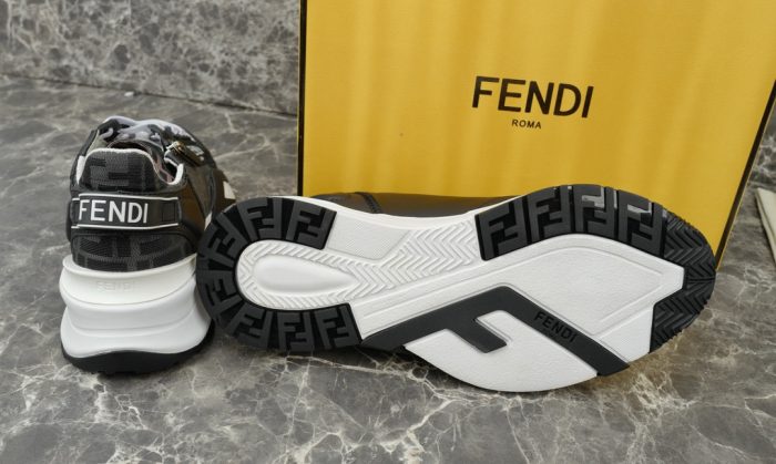 Fendi Flow Sneaker White Black 2026 | Drip Kickz Fendi Flow Sneaker White Black - Image 3
