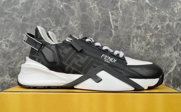 Fendi Flow Sneaker White Black 2026 | Drip Kickz Fendi Flow Sneaker White Black - Image 2
