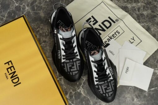 Fendi Flow Sneaker Black White 2025