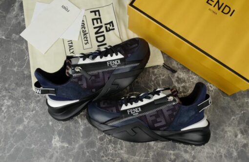 Fendi Flow Sneaker Black Grey - Image 4