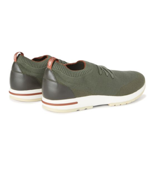 LORO PIANA 360 Lp Flexy Walk Sneaker Army Green - Image 2