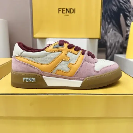 Fendi Match Low Top Sneaker Core Pink - Image 2