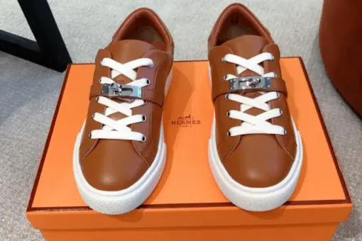 Hermes Day Sneaker Brown 2025