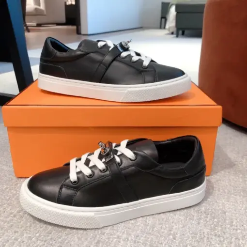 Hermes Day Sneaker Black - Image 2