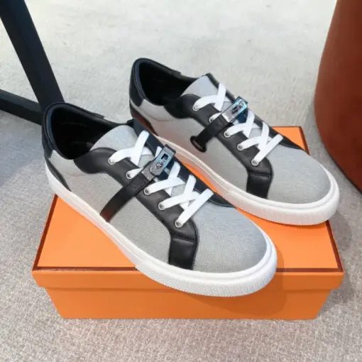 Hermes Day Sneaker Grey Black