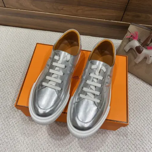 Hermes Deep Sneaker Silver - Image 4