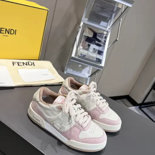 Fendi Match Low Top Sneaker Pink