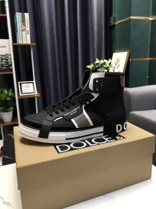 Dolce Gabbana High Sneaker Black - Image 2