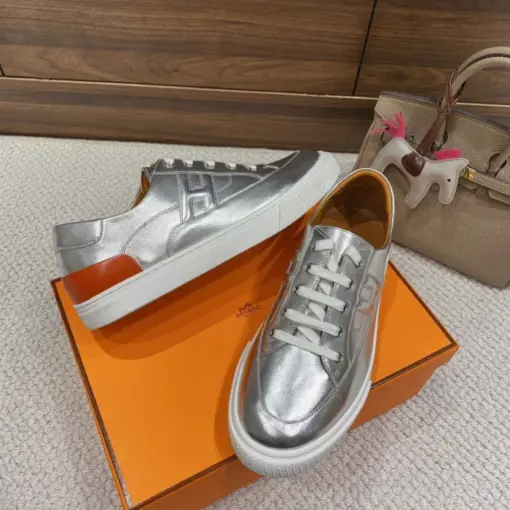 Hermes Deep Sneaker Silver - Image 2