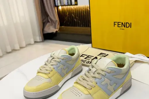 Fendi 2024SS Sneaker Yellow Ice Blue 2025