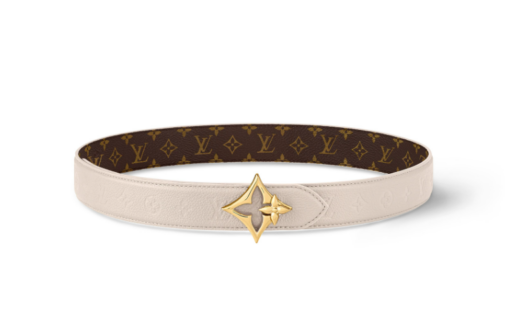 LV Flowergram 30mm Reversible Belt