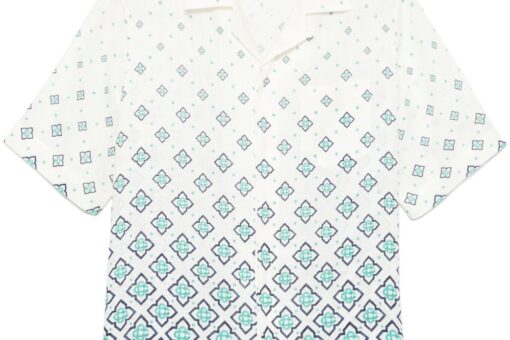 CASABLANCA monogram-print shirt