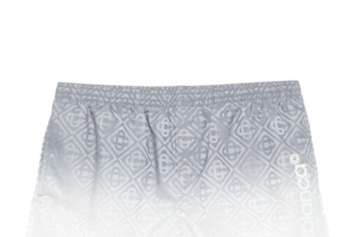 Casablanca printed swim shorts timberwolf grey