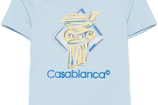 Casablanca Diamond Column-print T-shirt