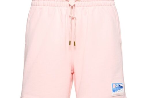 CASABLANCA Greek Temple patch sweat shorts