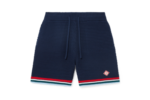 Casablanca Gothic Crochet Shorts Navy