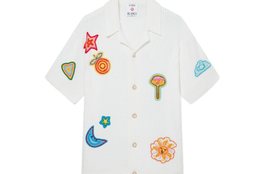 CASABLANCA Motif Crochet Shirt