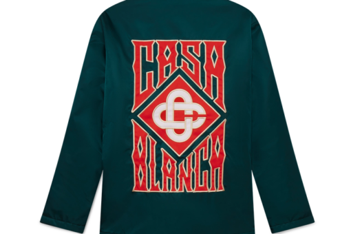 Casablanca Gothic Logo Stadium Jacket