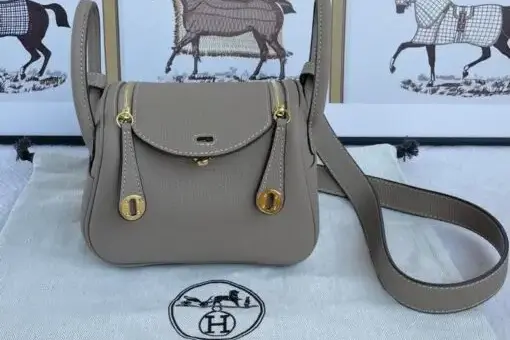 Hermes Lindy XMY Bag Gris Neve