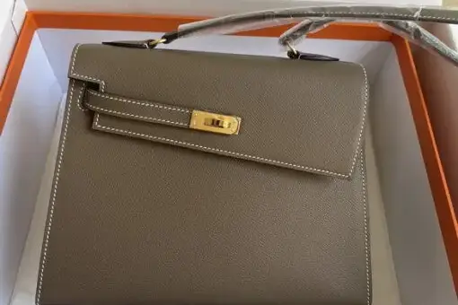 Hermes Kelly Bag Dark Brown M1