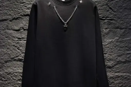 Chrome Hearts Long Sleeve Sweatshirt Black M1