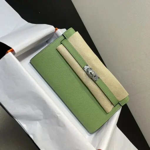 Hermès Kelly Classique To Go wallet Lite Green 2026 | Drip Kickz Hermès Kelly Classique To Go wallet Lite Green