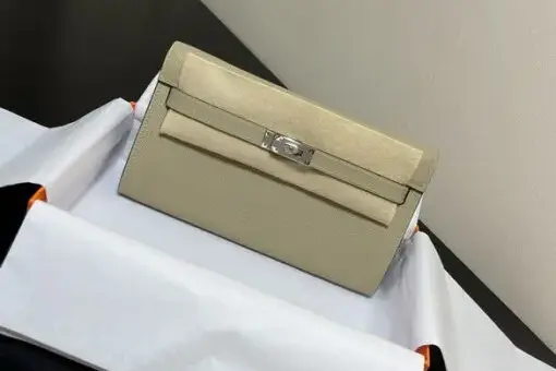 Hermès Kelly Classique To Go wallet Gray