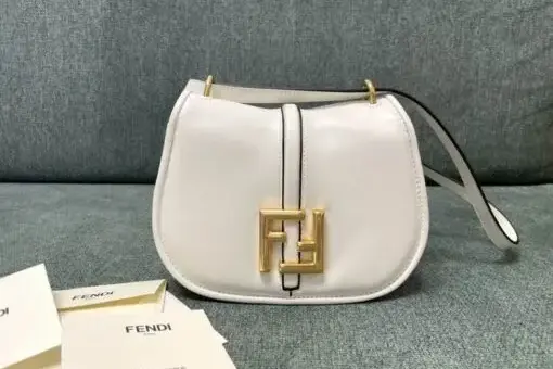 Fendi Bag White Gold