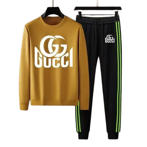 Gucci Tracksuit Yellow/Black 2026 | Drip Kickz Gucci Tracksuit Yellow/Black
